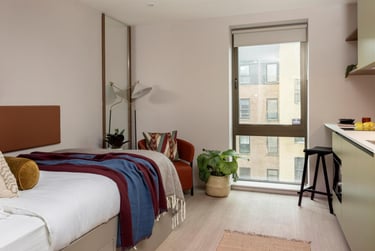 1 bed studio, Dunedin Street, Cannonmills, Edinburgh, EH74JG - Image 1